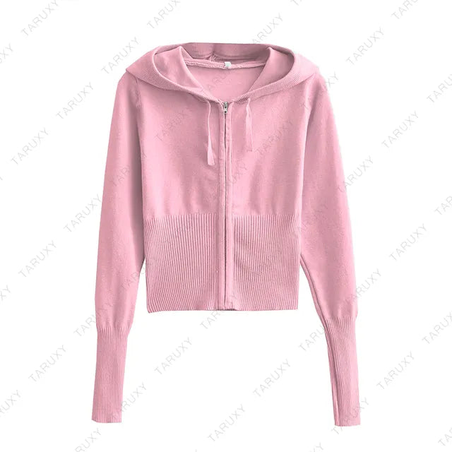Spring Knitted Women's Two Piece Sets